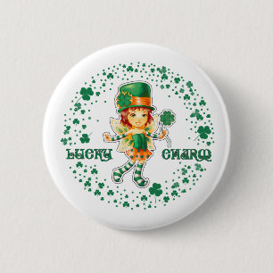 Lucky Charm. St. Patrick's Day Gift Buttons
