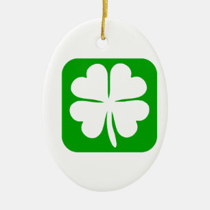 Lucky Charm St. Patrick's day gift Ceramic Ornament