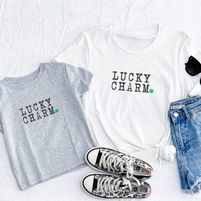 Lucky Charm St Patricks Day Lucky Clover Baby T-Shirt (Creator Uploaded)