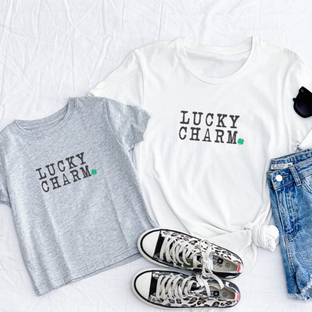 Lucky Charm St Patricks Day Lucky Clover Baby T-Shirt (Creator Uploaded)
