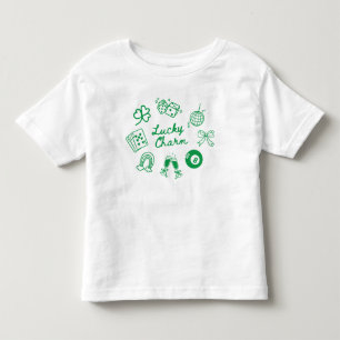 Lucky Charm St Patricks Day Lucky Clover Toddler T-Shirt