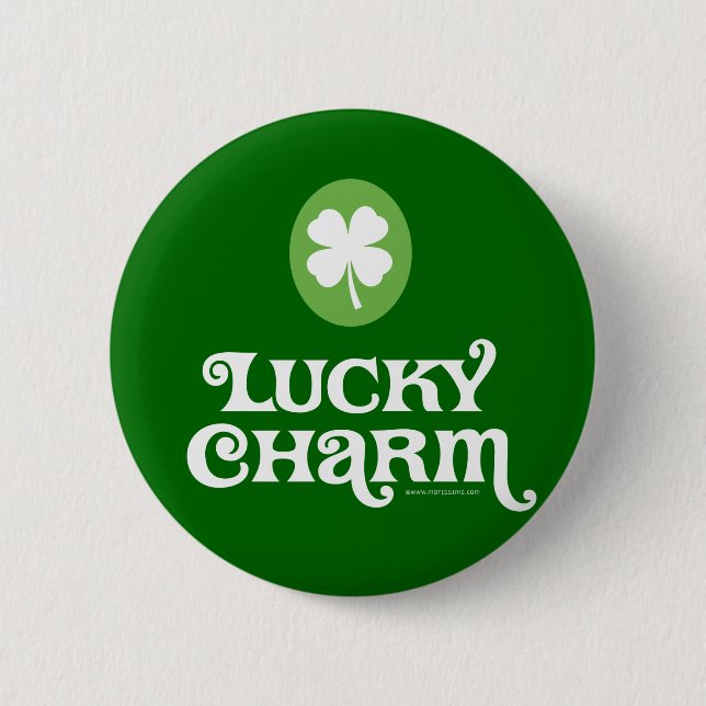 Lucky Charm St. Patrick's Day Pins (Front)