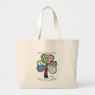 Lucky Charm-Tote Large Tote Bag