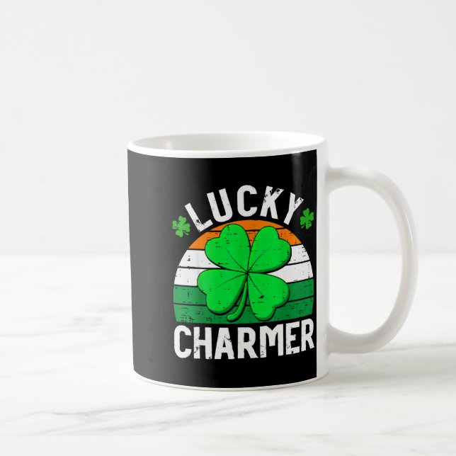 Lucky charmer shirts boys kids girls funny st coffee mug (Right)