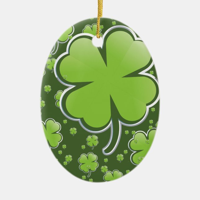 Lucky Charms Ceramic Tree Decoration (Front)