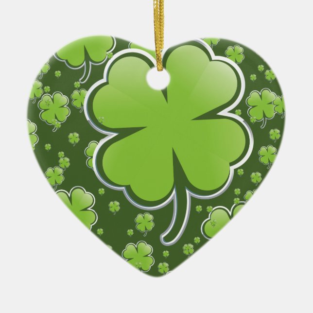 Lucky Charms Ceramic Tree Decoration (Front)