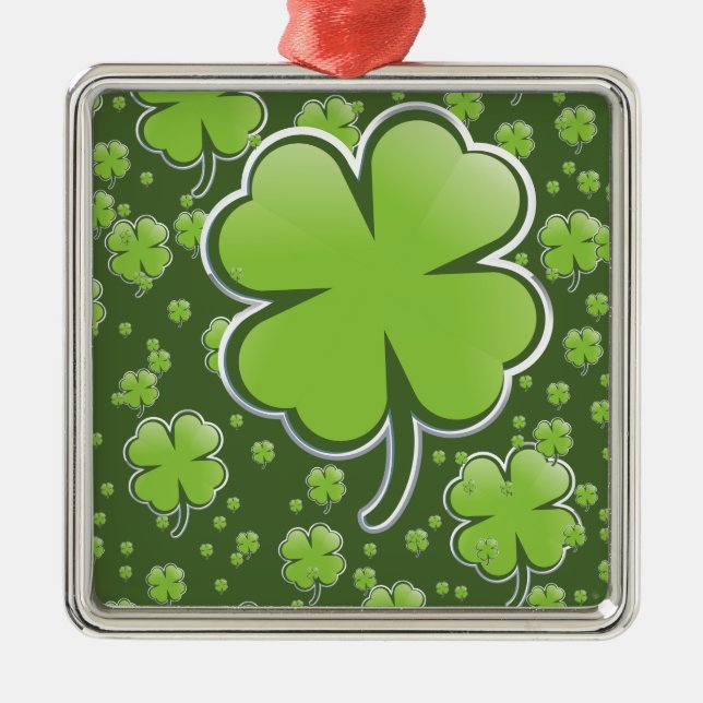 Lucky Charms Metal Tree Decoration (Front)