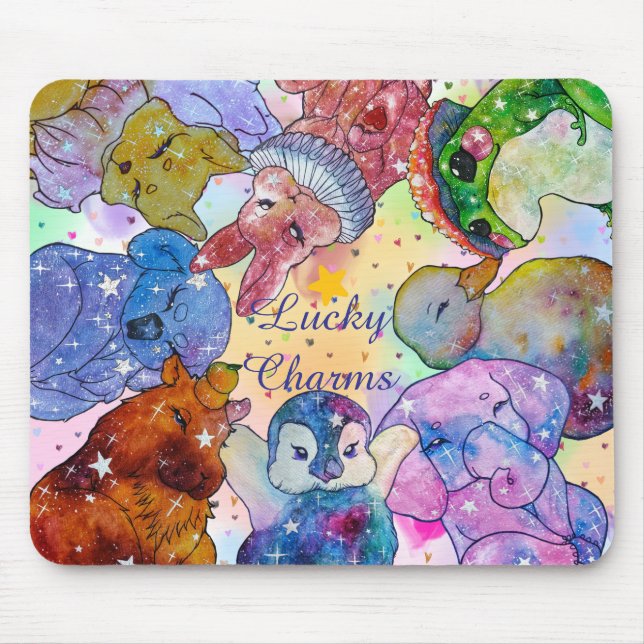Lucky Charms Mouse Pad (Front)