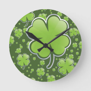 Lucky Charms Round Clock