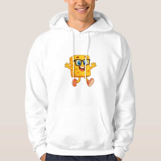 Lucky Cheese – Cute Money Magnet Cartoon Hoodie (Front)