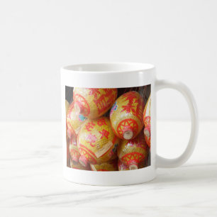 Lucky Chinese Paper Lanterns Coffee Mug
