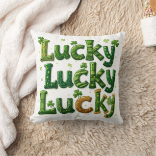 Lucky Clipart St. Patrick's Day Design Cushion