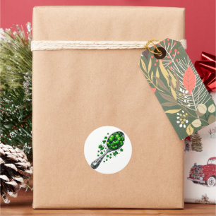 Lucky Clover 🍀 A Timeless Symbol of Good Fortune Classic Round Sticker