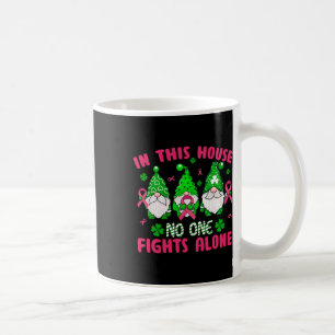 Lucky Clover Breast Cancer Awareness St Patrick's Coffee Mug