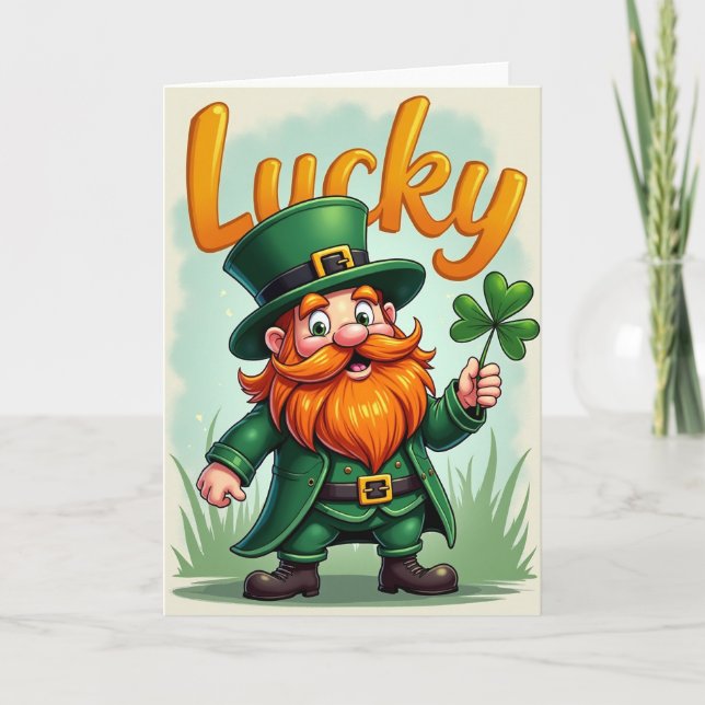 Lucky Clover Card (Front)