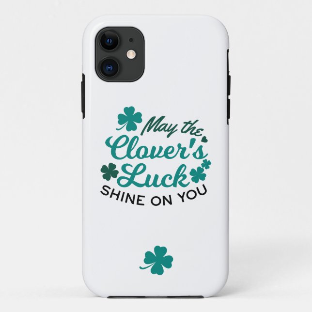 Lucky Clover Charm - May the Clover's Luck Shine Case-Mate iPhone Case (Back)