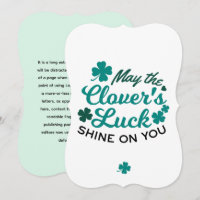 Lucky Clover Charm - May the Clover's Luck Shine