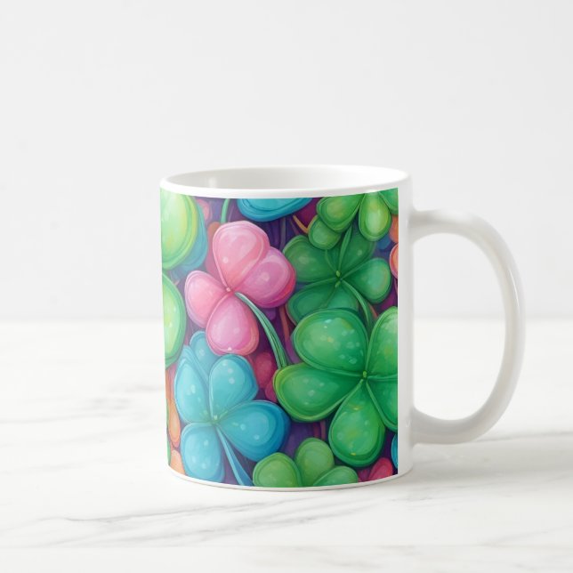 lucky clover coffee mug (Right)
