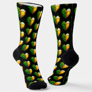Lucky Clover Design for St. Patrick's Day Socks
