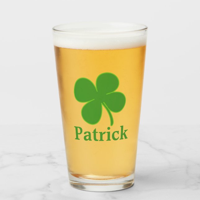 Lucky Clover Glass (Front Filled)