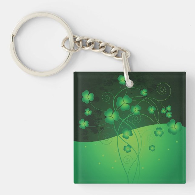 Lucky Clover Keychain (Front)