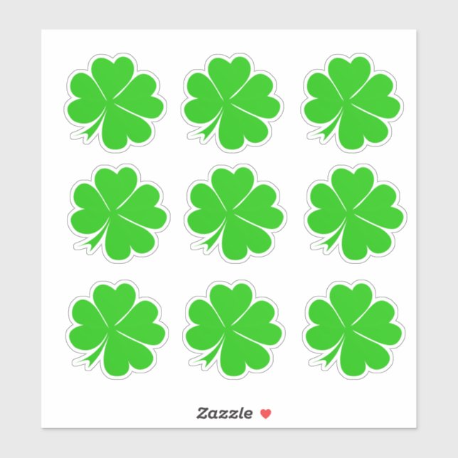 Lucky Clover Leaf & Shamrock / Irish St. Patrick (Sheet)
