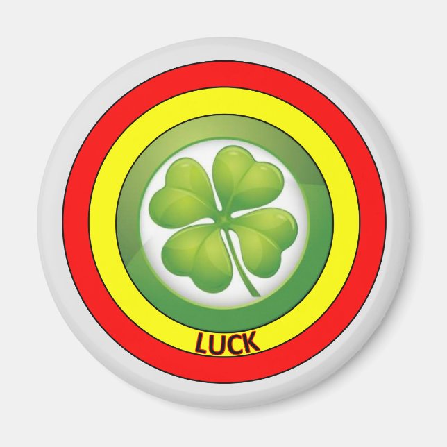 Lucky Clover Magnet (Front)