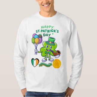 "Lucky Clover Pipe – St. Patrick’s Day Tee" T-Shirt