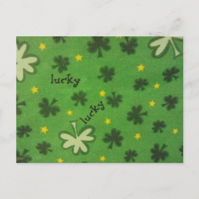 Lucky Clover Postcard (Front)
