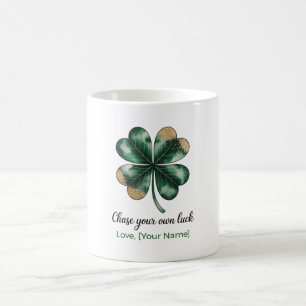 Lucky Clover Shirt Feeling Lucky  Coffee Mug