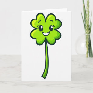 Lucky Clover Smile Card