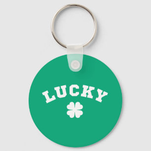 Lucky Clover St. Patricks Day Key Ring