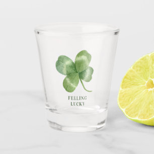 Lucky Clover St Patrick's Day Shot Glass