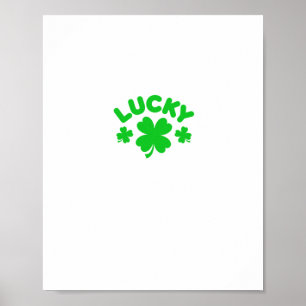 Lucky Clover Sticker Poster