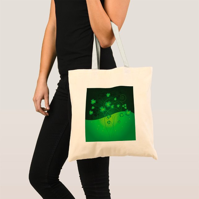 Lucky Clover Tote Bag (Creator Uploaded)