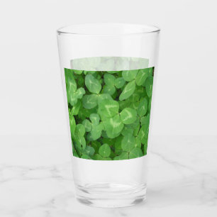 Lucky Clovers! Glass