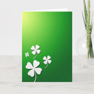 Lucky Clovers Good Fortune Card