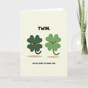 Lucky Clovers Loving You Card