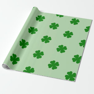 Lucky Clovers Wrapping Paper