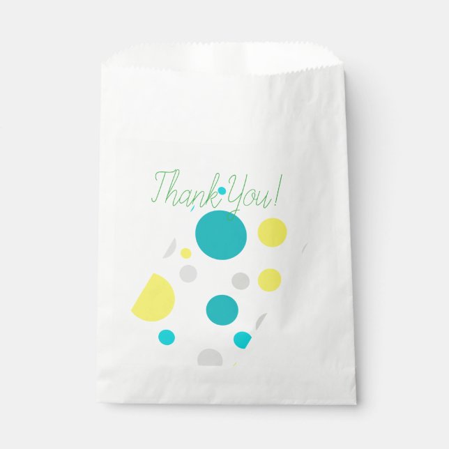 Lucky Colourful Bubbles Favour Bag (Front)