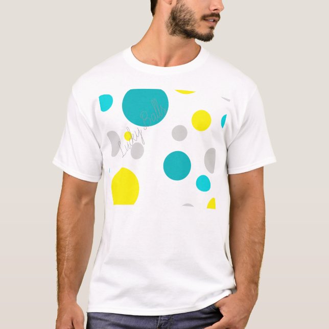 Lucky Colourful Bubbles T-Shirt (Front)