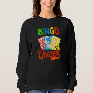Lucky Crown Queen Bingo Queen Sweatshirt