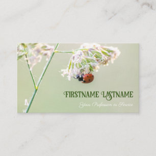 Lucky customers with lucky ladybugs! business card