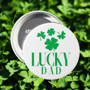 Lucky Dad – Shamrock Father’s Day Button
