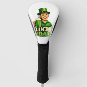 Lucky Dad – St. Patrick’s Day Clover Design Golf Head Cover