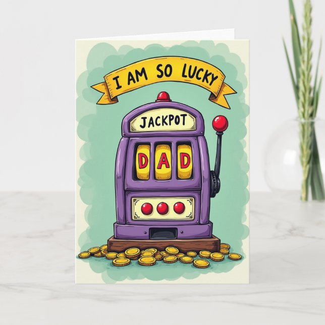 Lucky Dads Gaming Machine Card (Front)