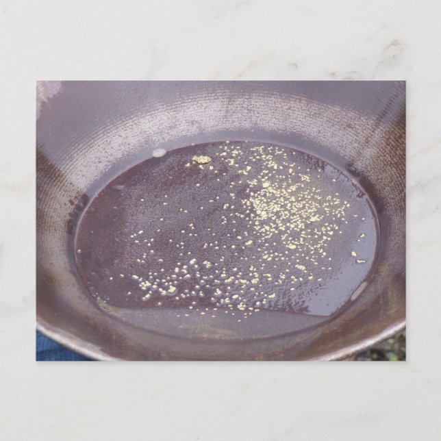 Lucky Day, Gold Postcard (Front)