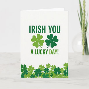 Lucky Day Irish You Card
