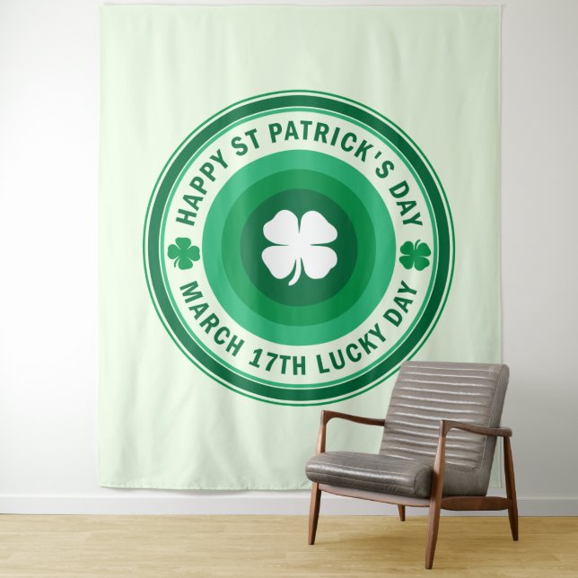 Lucky Day of March Tapestry (In Situ)