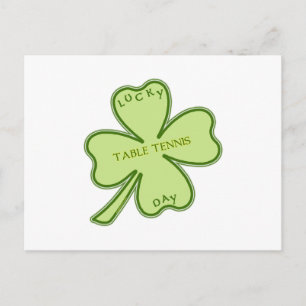 Lucky Day Ping Pong Postcard